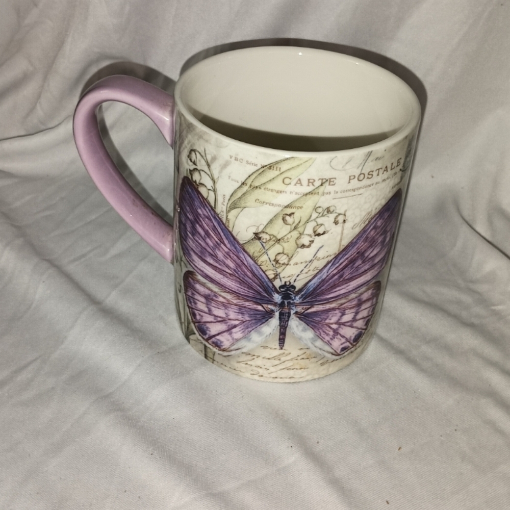 Lang Lavender Butterfly Cup Mug - Picture 4 of 4